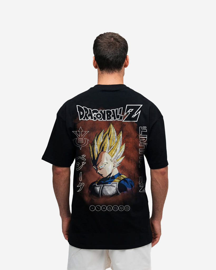 Camiseta Oversized Mith Dragon Ball Z Special Vegeta Super Sayajin