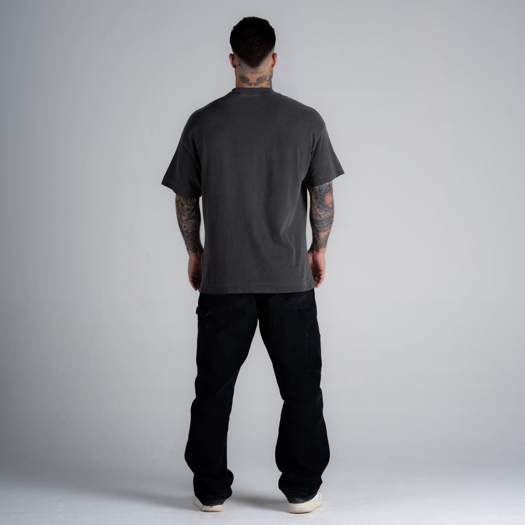 Camiseta Oversized Estonada Rings On Fingers Cinza
