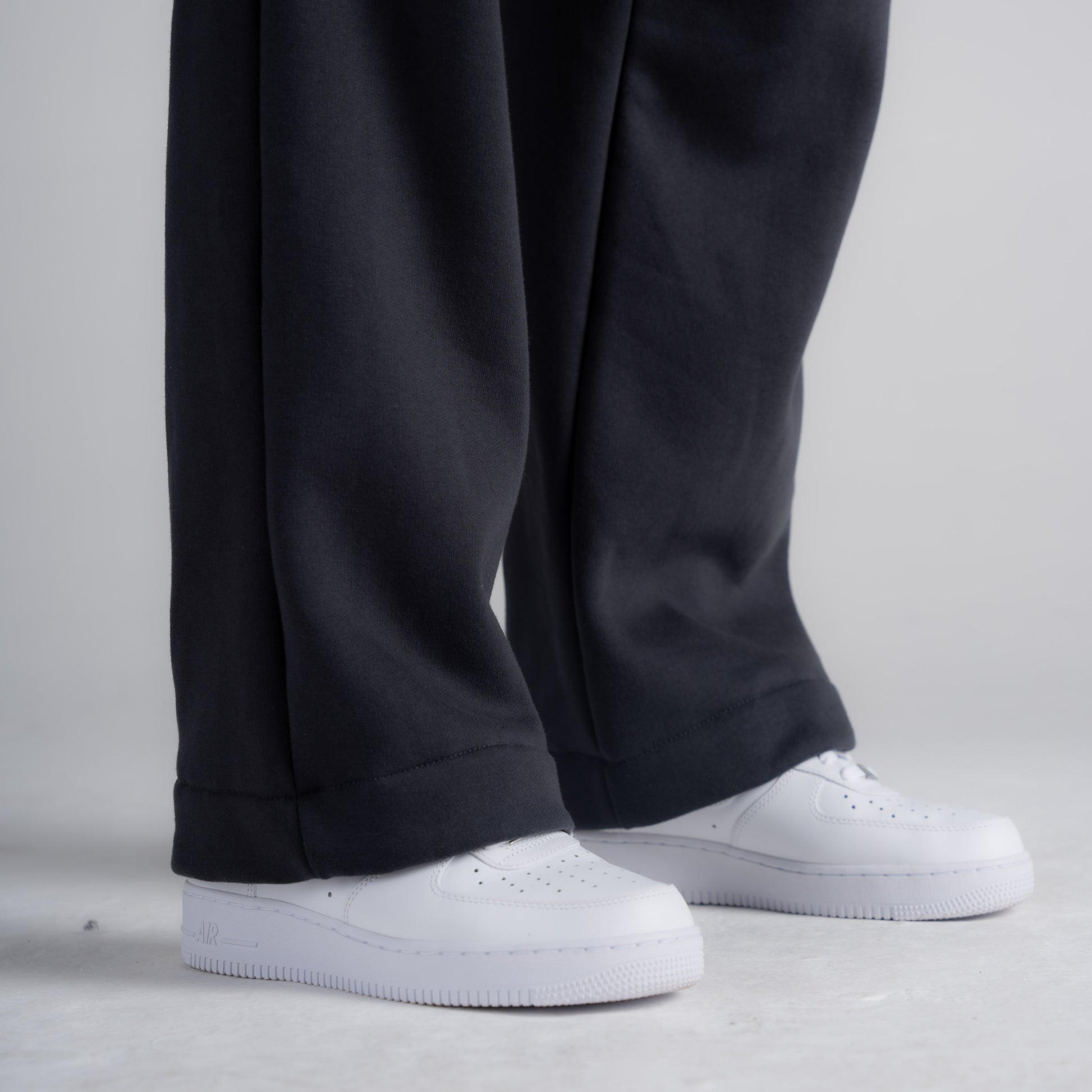 Calça de Moletom Oversized Reta Mith Aesthetics Cinza