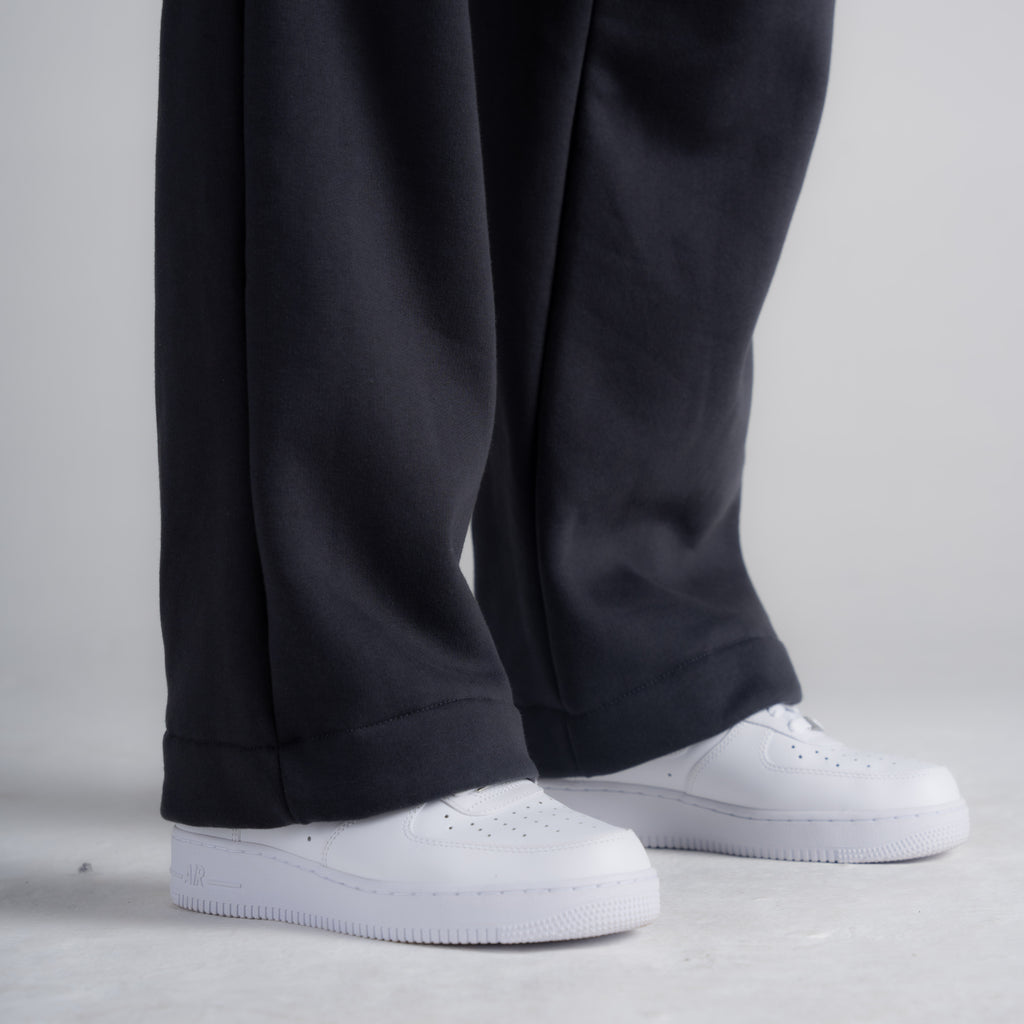 Calça de Moletom Oversized Reta Mith Aesthetics Cinza