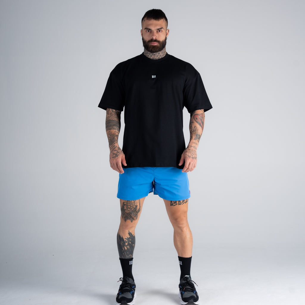 Camiseta Oversized Mith Nation White Training Club Preto