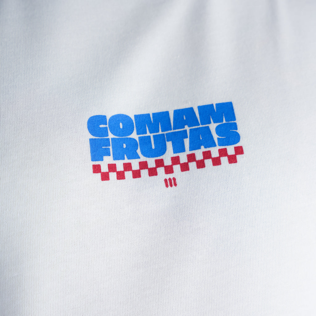 Regata Drop Shoulder Slevelles Mith Comam Frutas Reticule Burger Off White