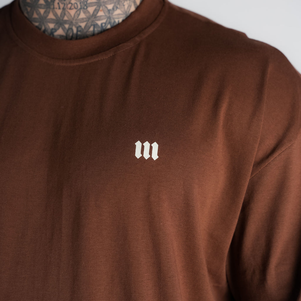 Camiseta Oversized Mark Marrom Mith