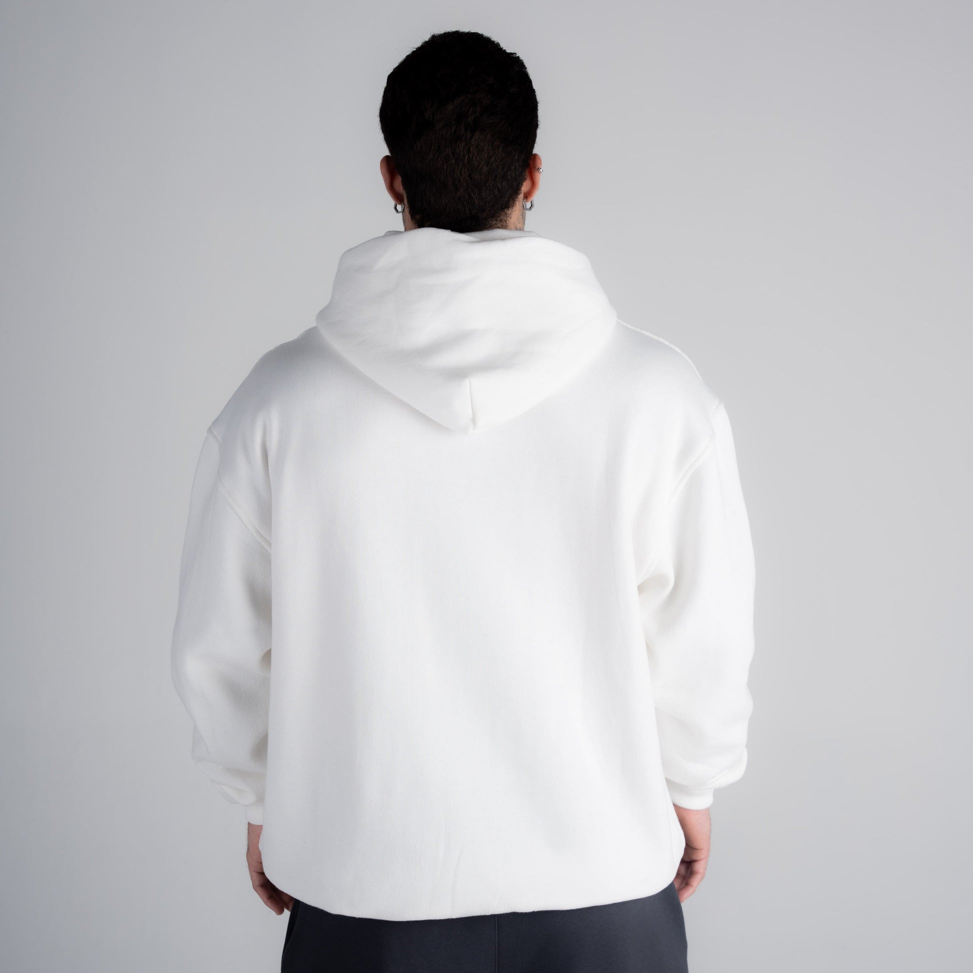 Blusa de Moletom Oversized Mith Aesthetics Off White