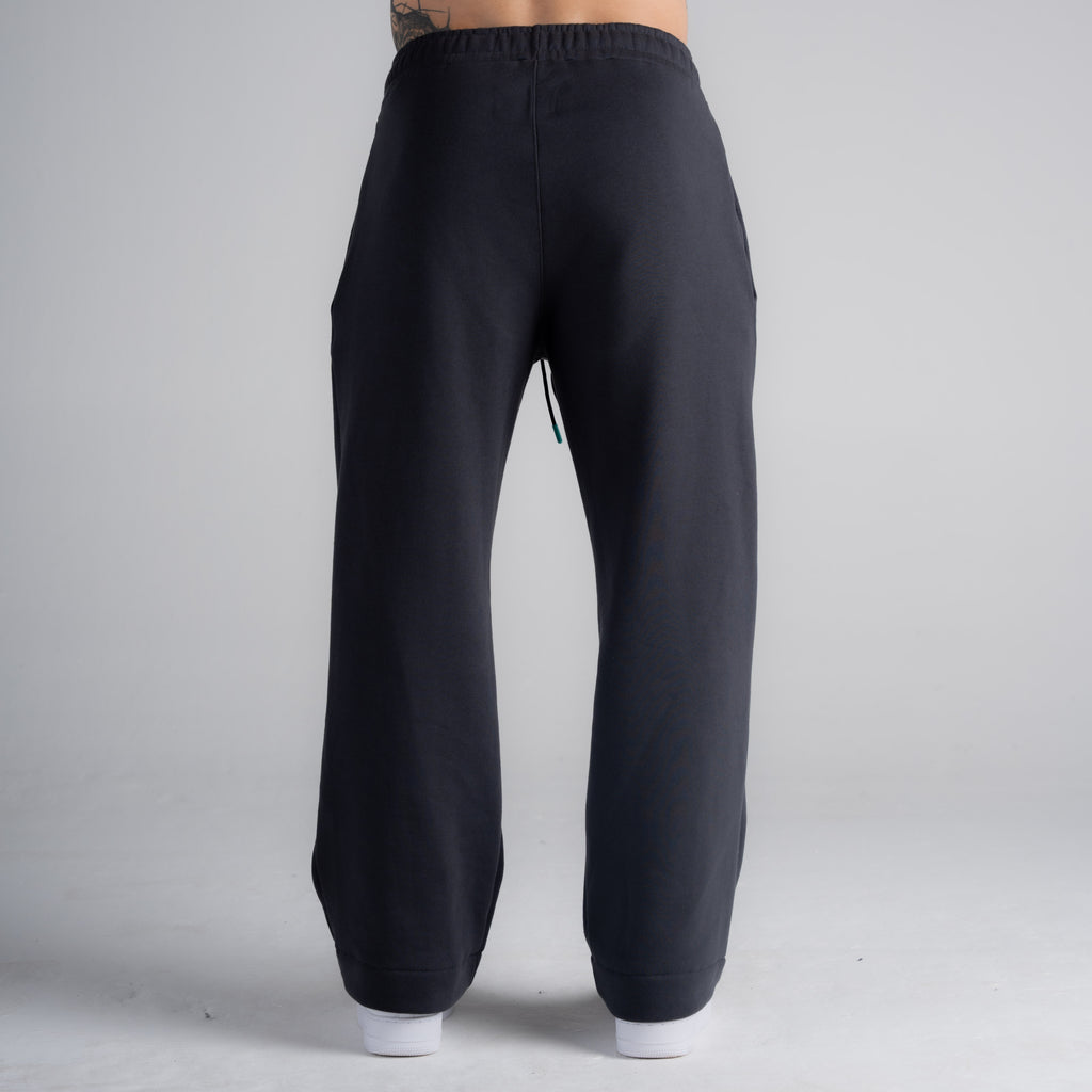 Calça de Moletom Oversized Reta Mith Aesthetics Cinza