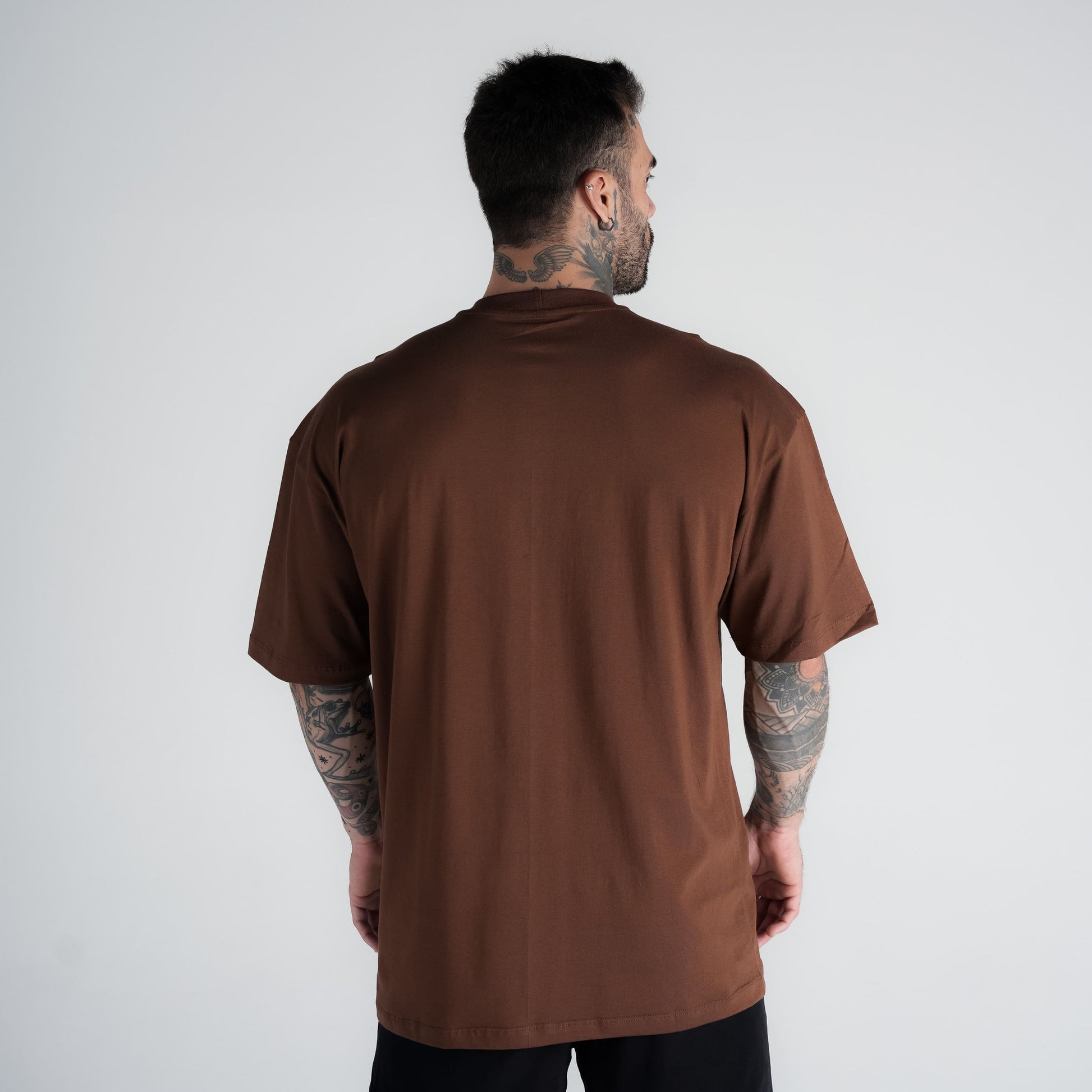Camiseta Oversized Mark Marrom Mith