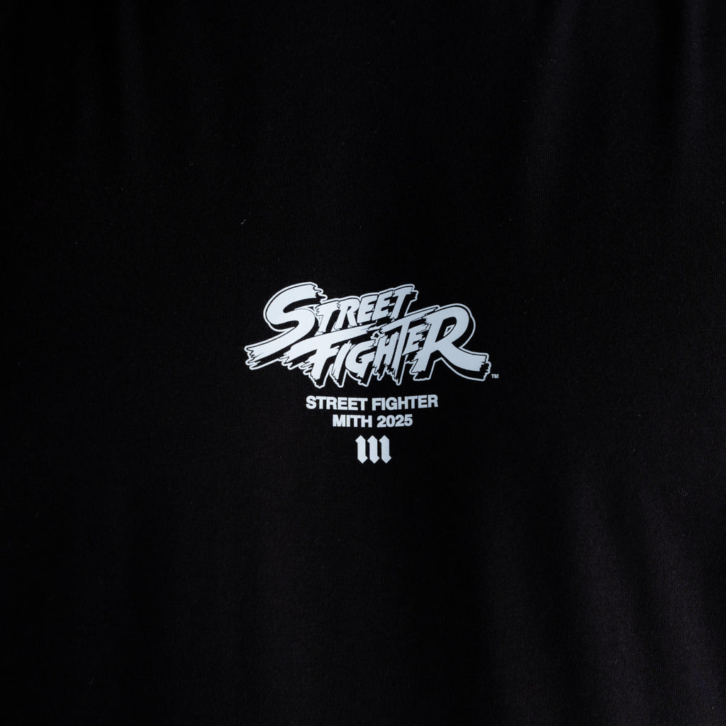 Camiseta Oversized Street Fighter Zangief Preto