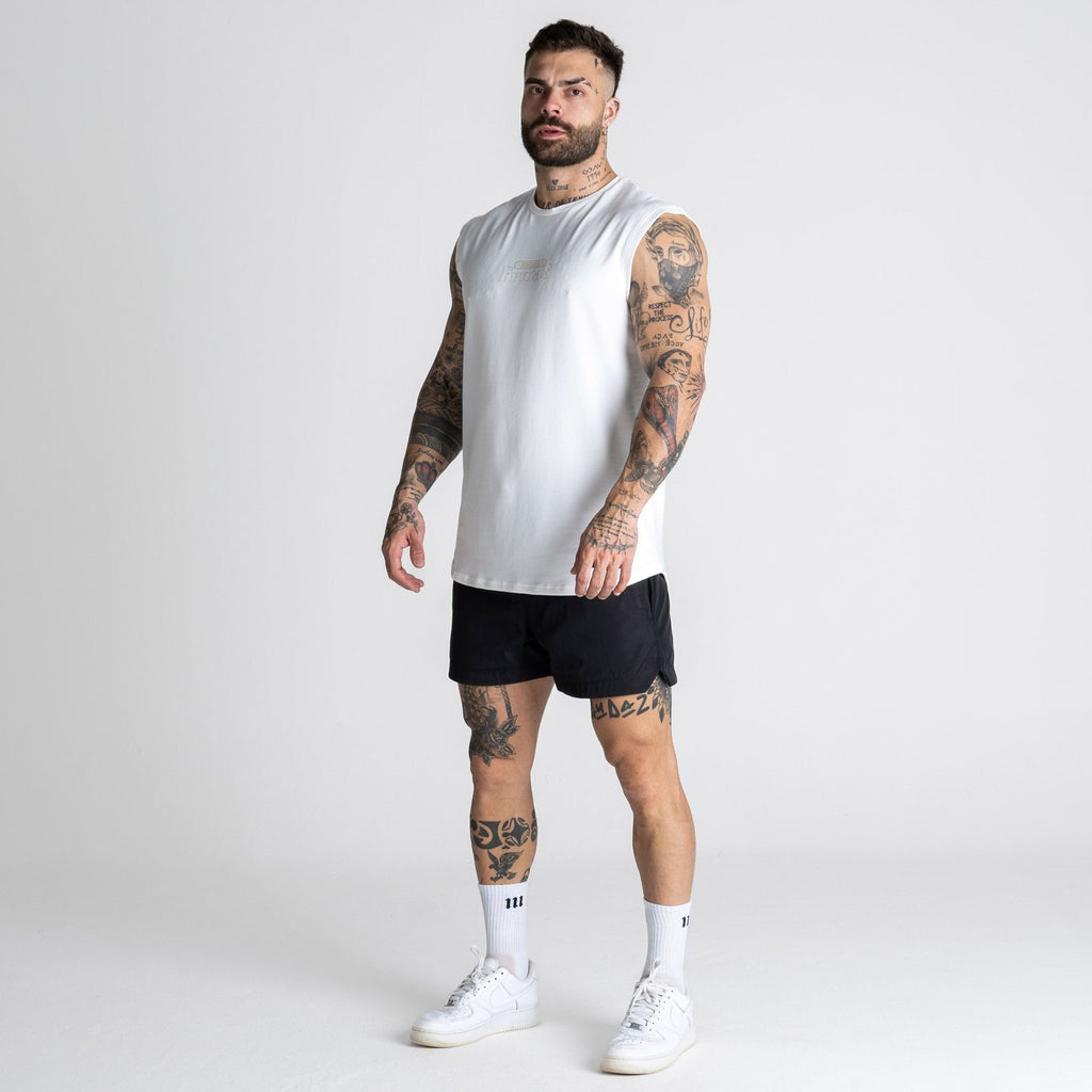 Regata Drop Shoulder Slevelles Comam Frutas Special Logo Off White