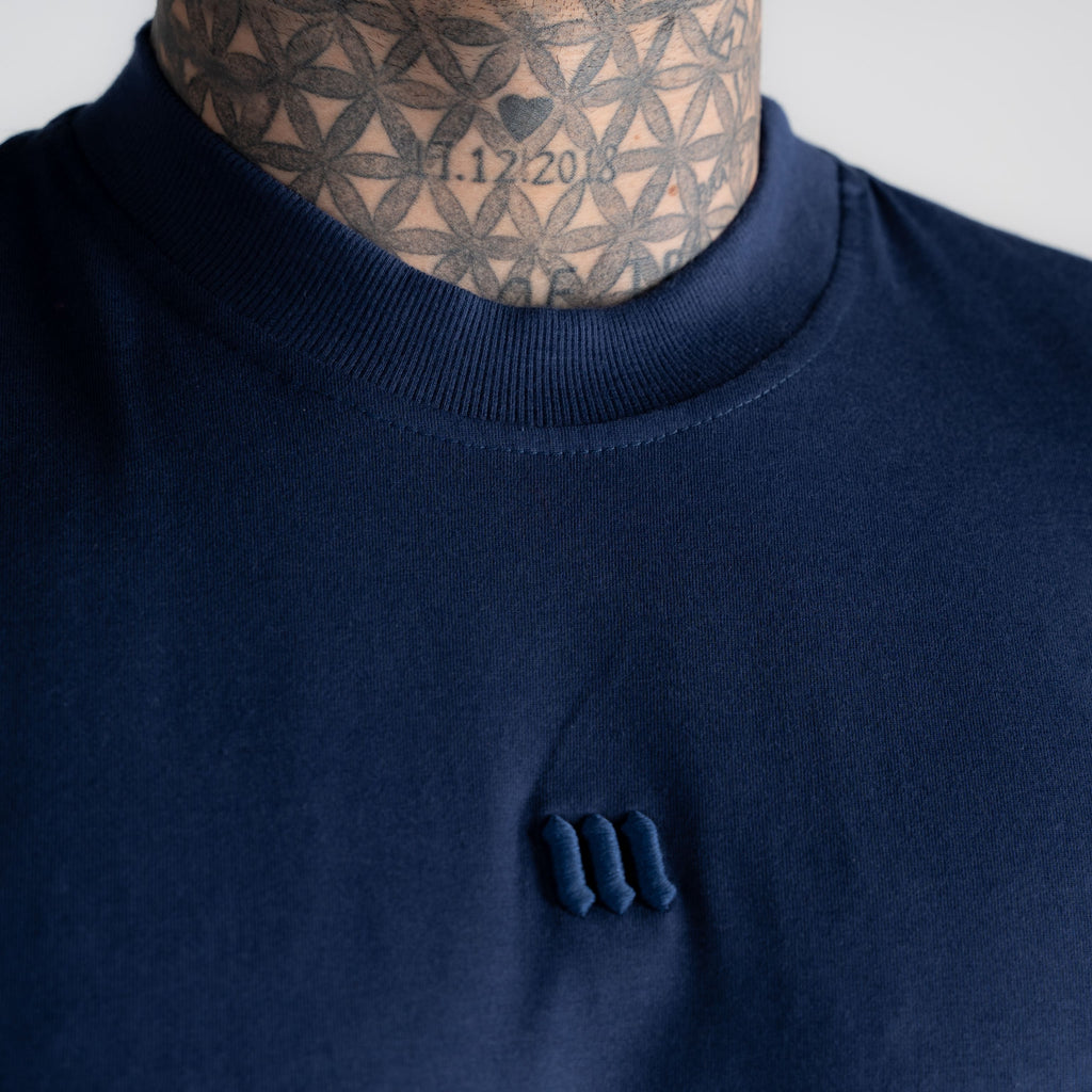 Camiseta Oversized Mith Nation Adornment Marinho