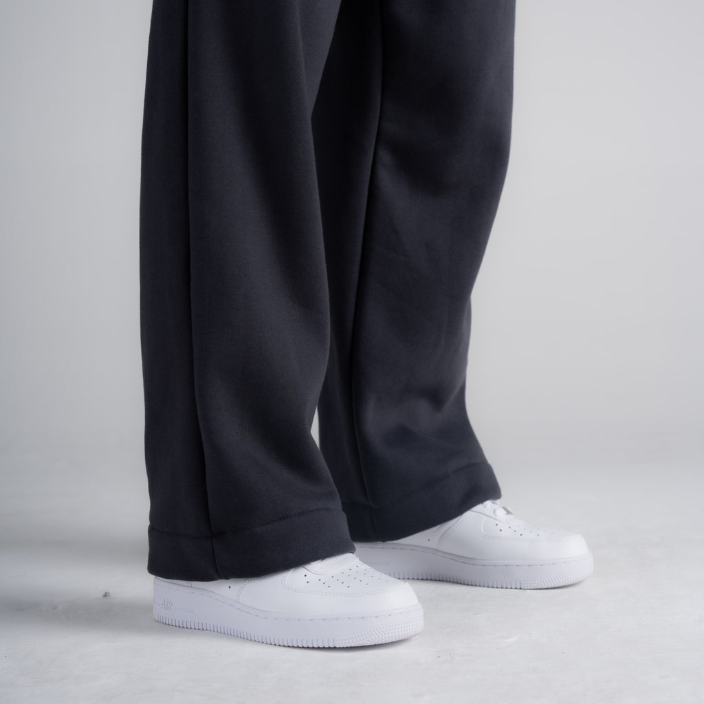Calça de Moletom Oversized Reta Mith Aesthetics Cinza