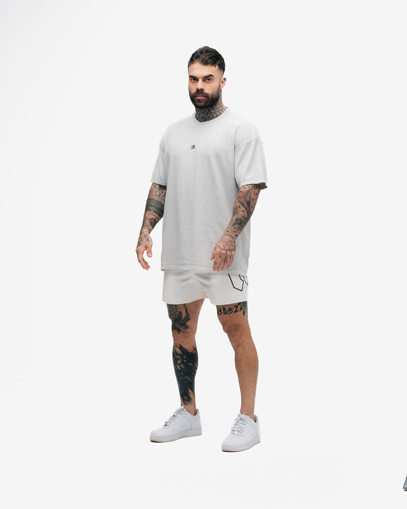 Camiseta Oversized Estonada Mith Nation Bege