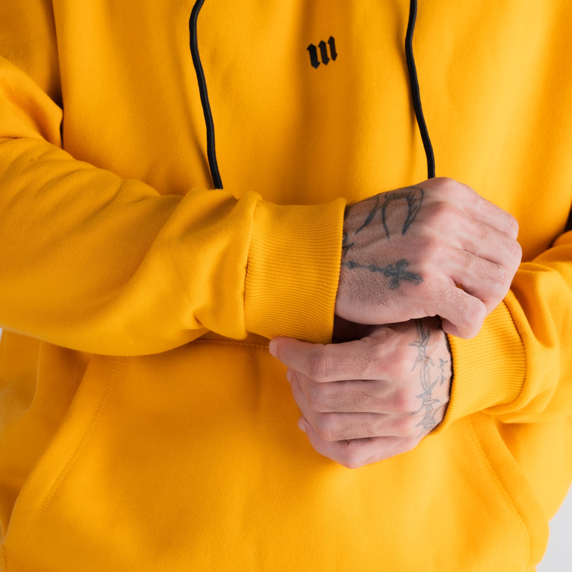 Blusa Moletom Oversized com Capuz Mith Nation Amarelo