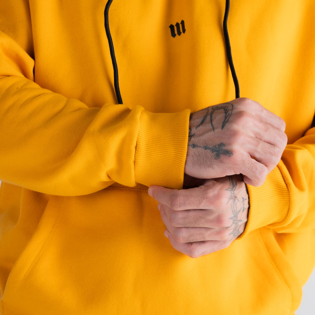Blusa Moletom Oversized com Capuz Mith Nation Amarelo