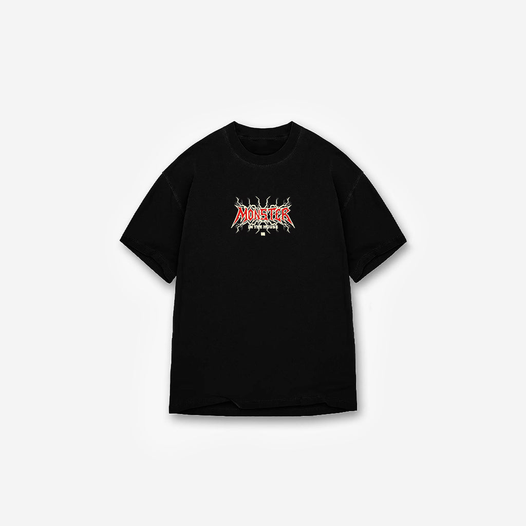 Camiseta <strong>Oversized Treino</strong>  Mith Monster in The House Preto