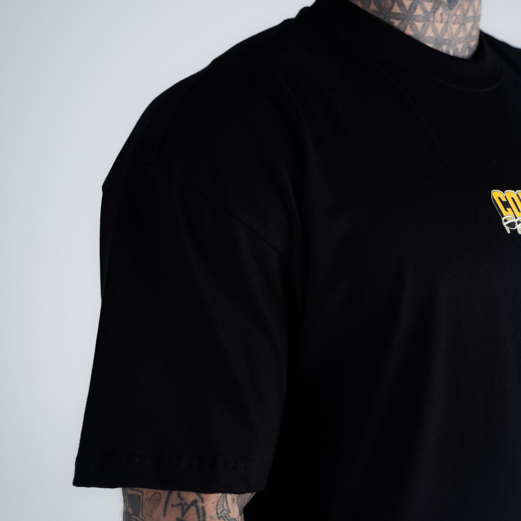 Camiseta Oversized Comam Frutas Richie Preto