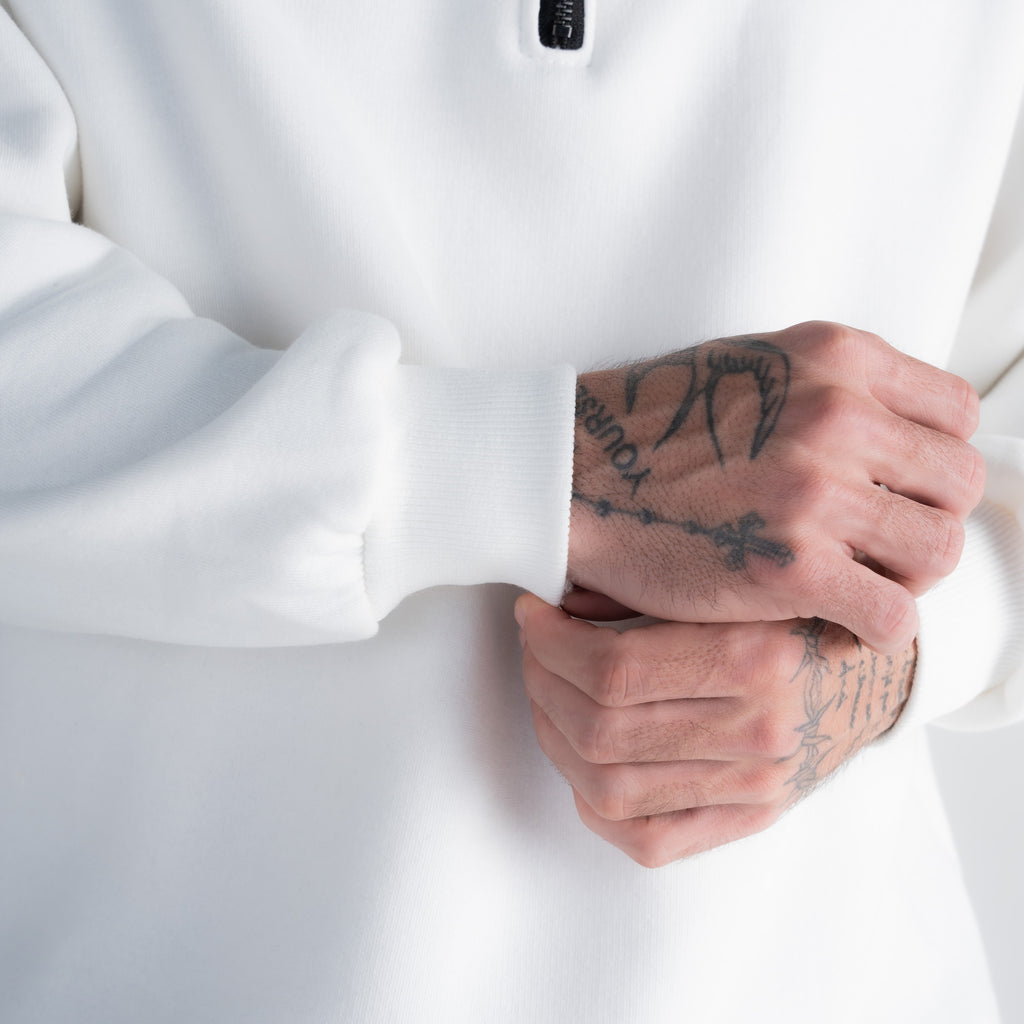 Blusa de Moletom Zíper Mith Nation Off White