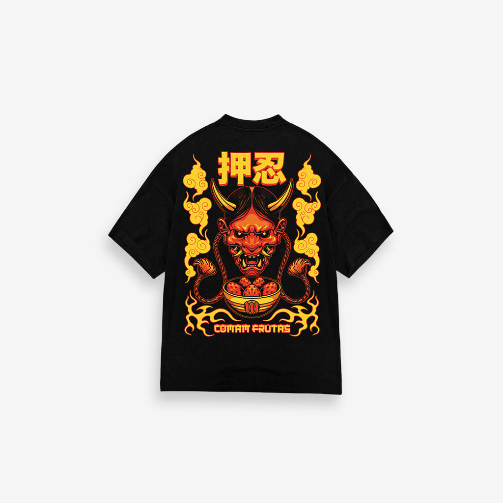 Camiseta <strong>Oversized Treino</strong>  Mith Hanya Preto