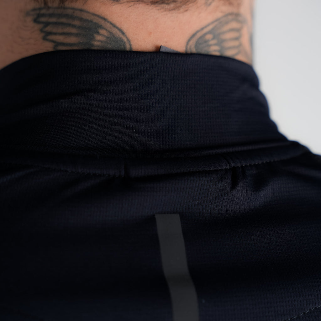 Camisa Compressão Manga Longa Raglan Mith Nation Preto