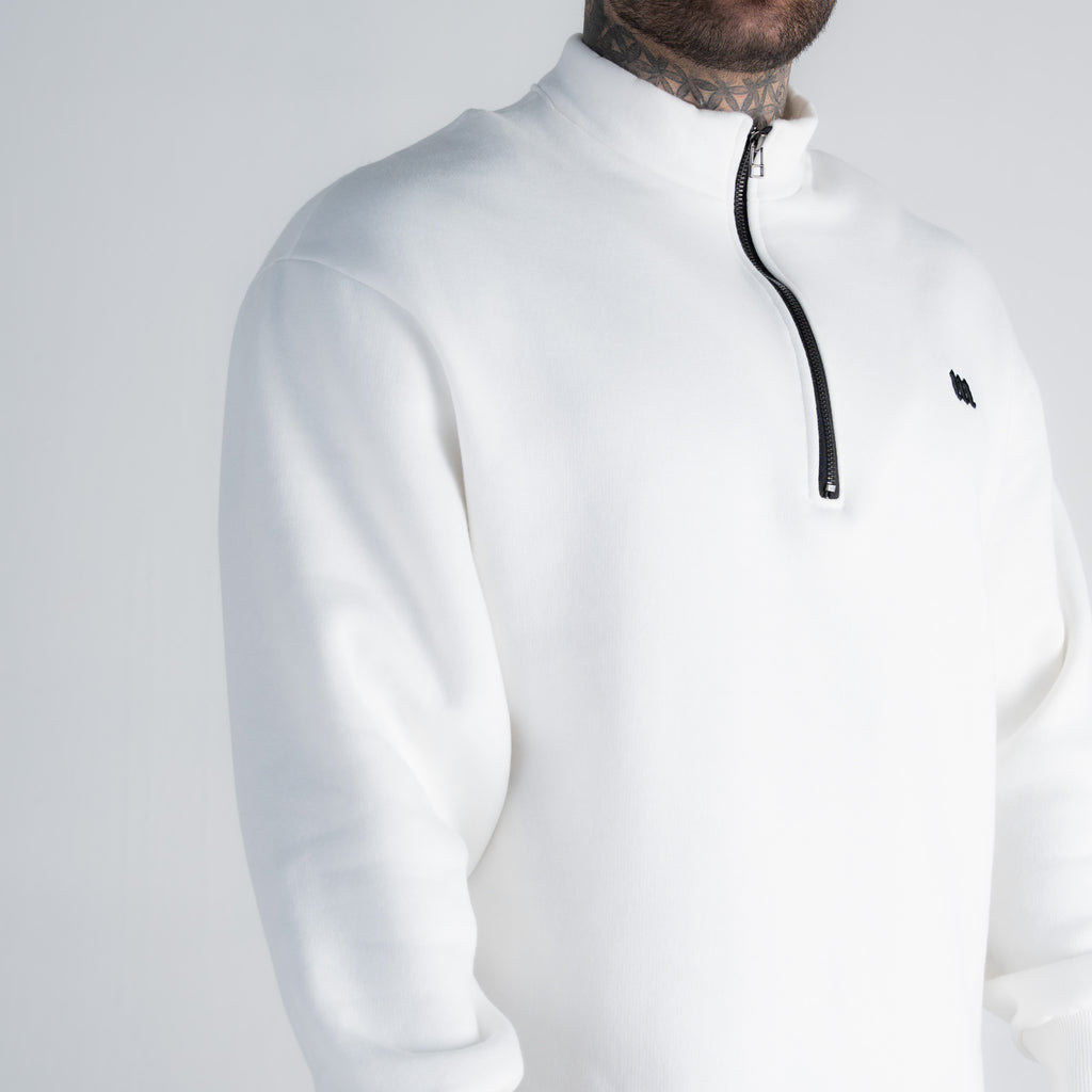 Blusa de Moletom Zíper Mith Nation Off White