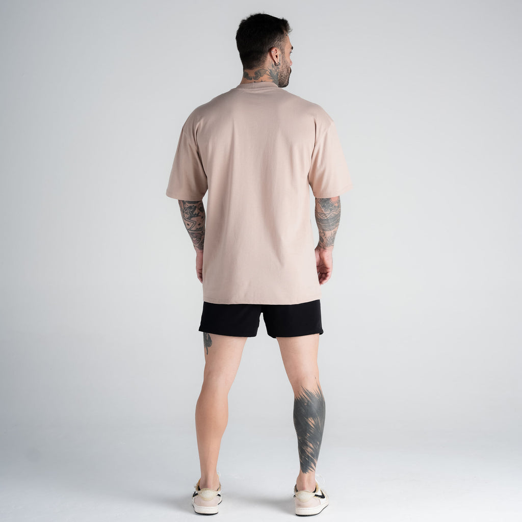 Camiseta Oversized Mark Bege Mith