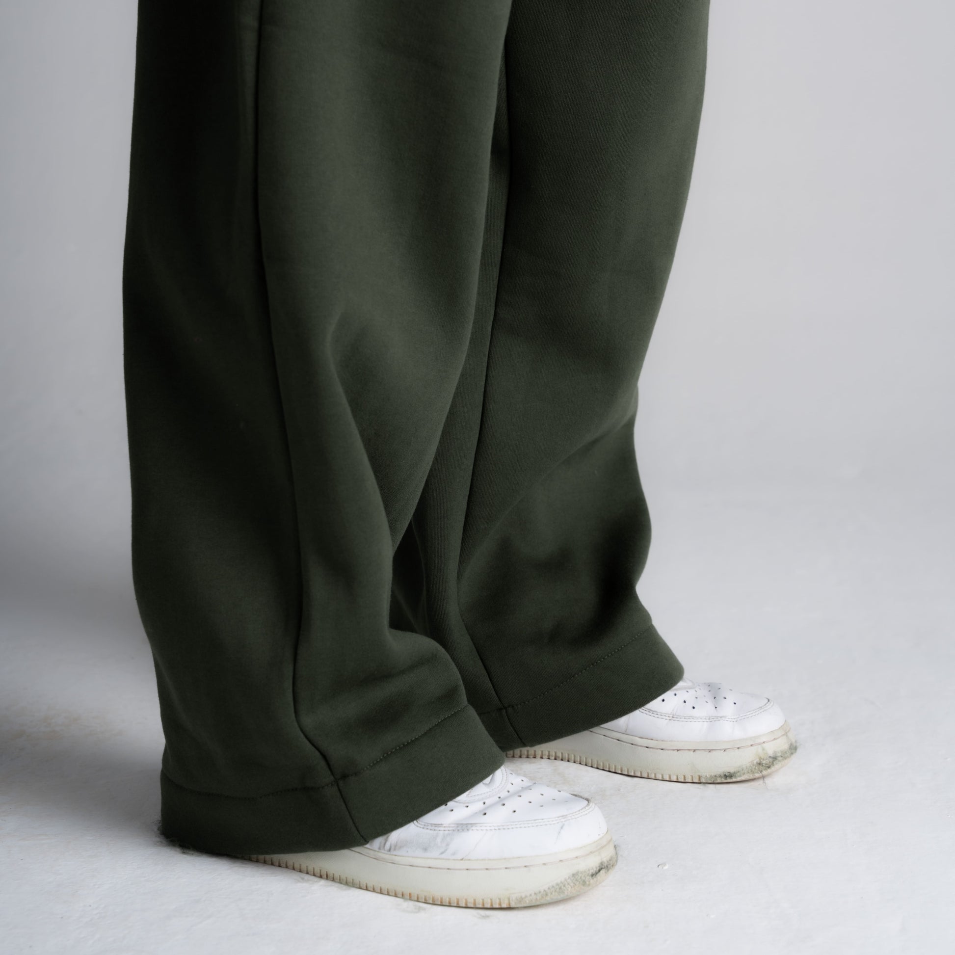 Calça de Moletom Oversized Reta Cloud Verde