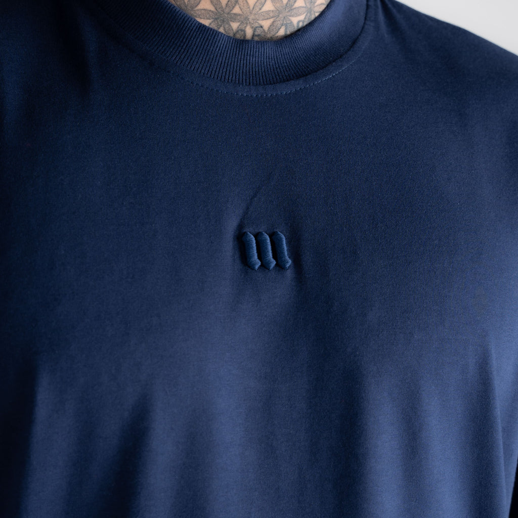 Camiseta Oversized Mith Nation Adornment Marinho