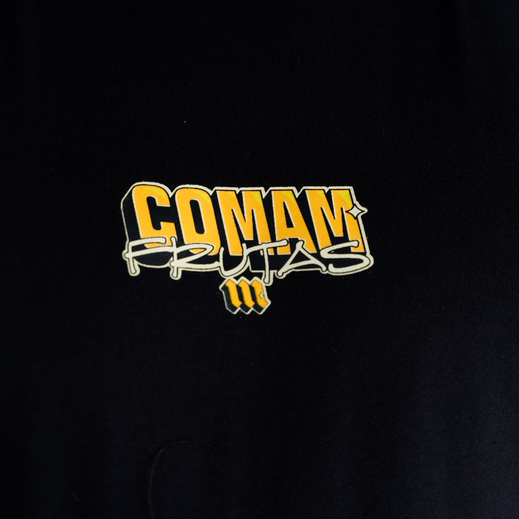 Camiseta Oversized Comam Frutas Richie Preto