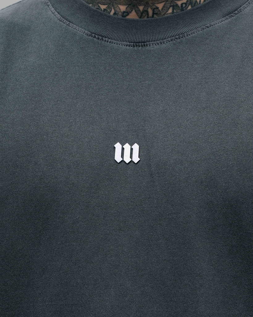 Camiseta Oversized Estonada Mith Nation Chumbo