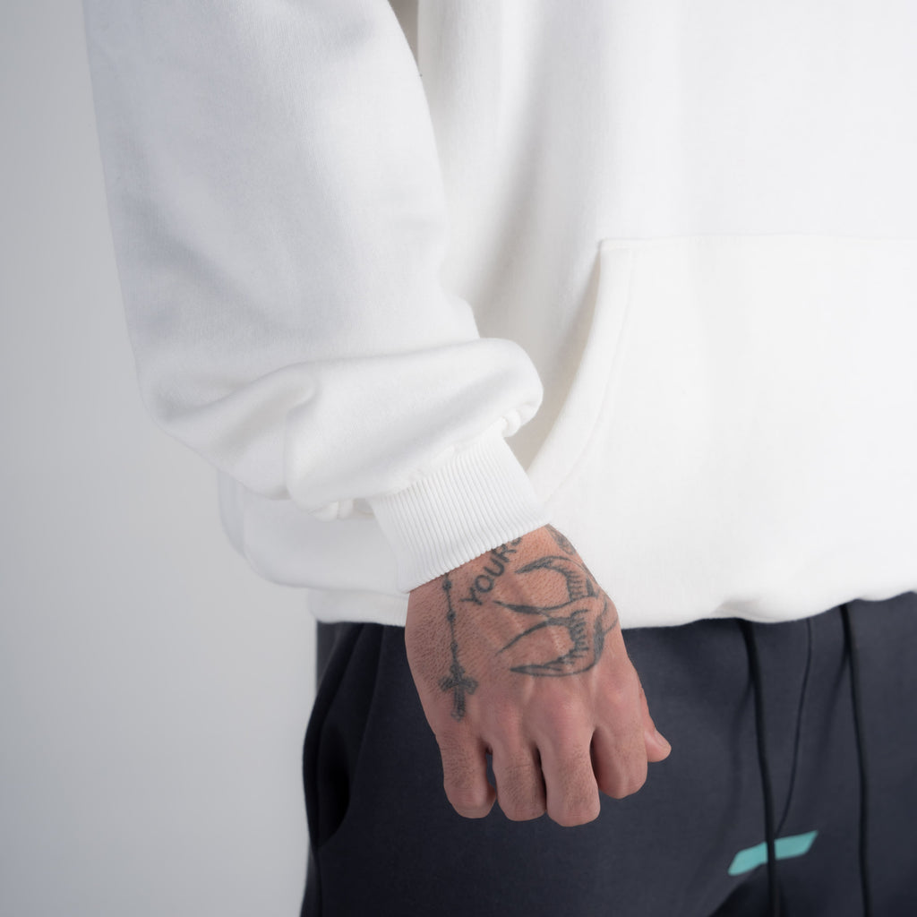 Blusa de Moletom Oversized Mith Aesthetics Off White