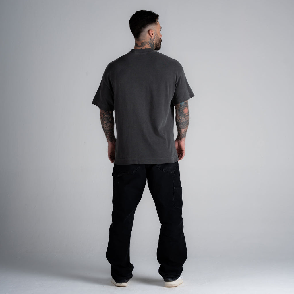 Camiseta Oversized Estonada Rings On Fingers Cinza