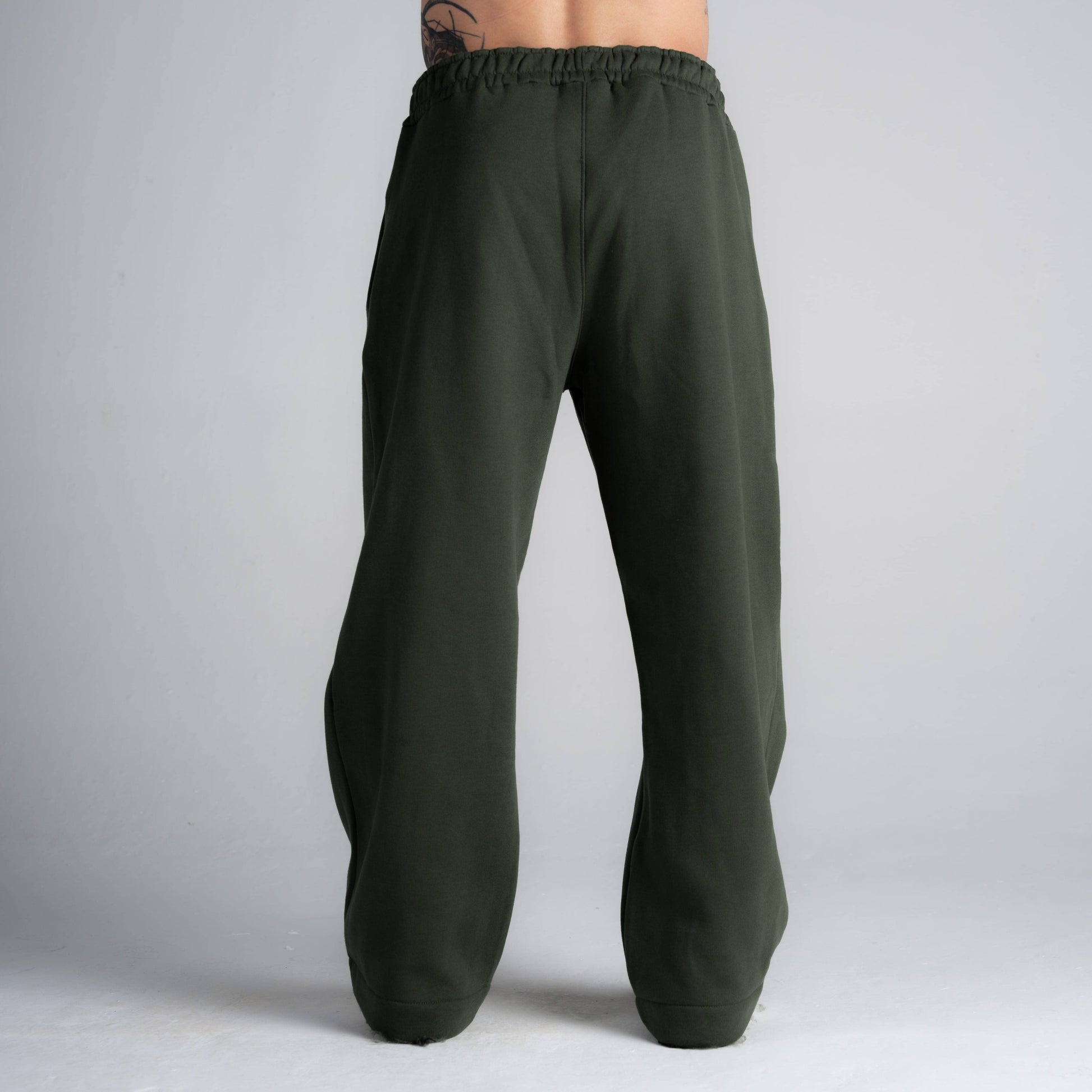 Calça de Moletom Oversized Reta Cloud Verde