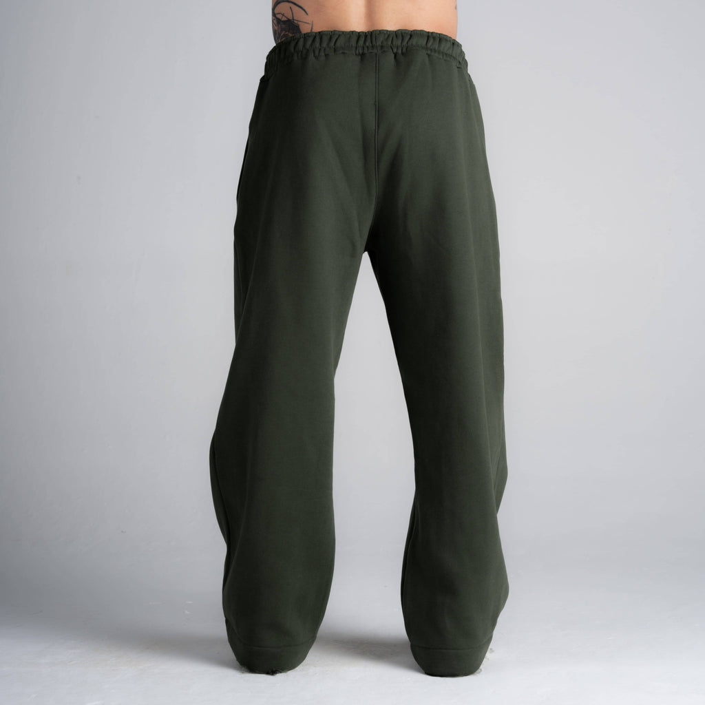 Calça de Moletom Oversized Reta Cloud Verde