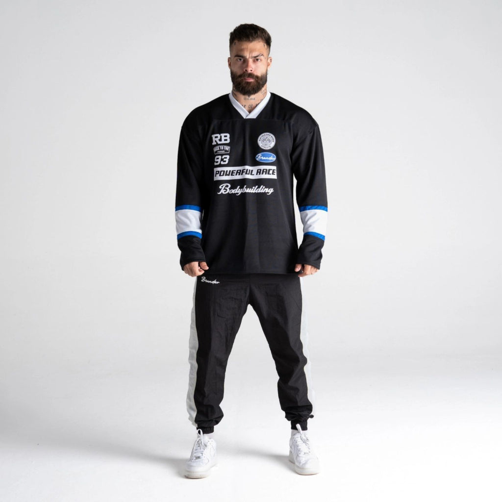 Jersey Oversized Manga Longa Brandão Preto