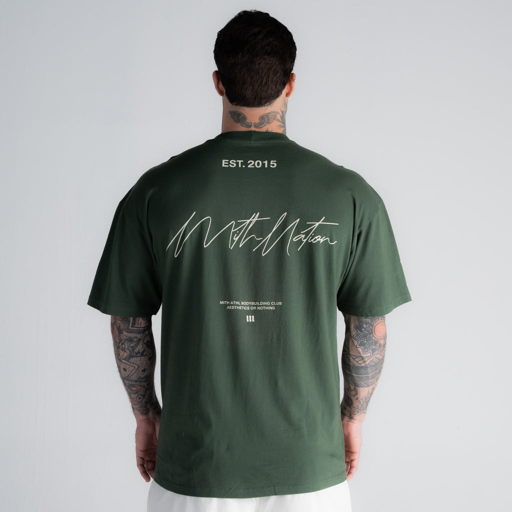 Camiseta Oversized Mith Nation Signature Verde