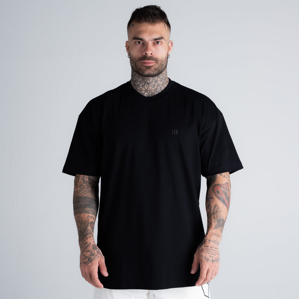 Camiseta Oversized Mith Nation Soft Logo Preto