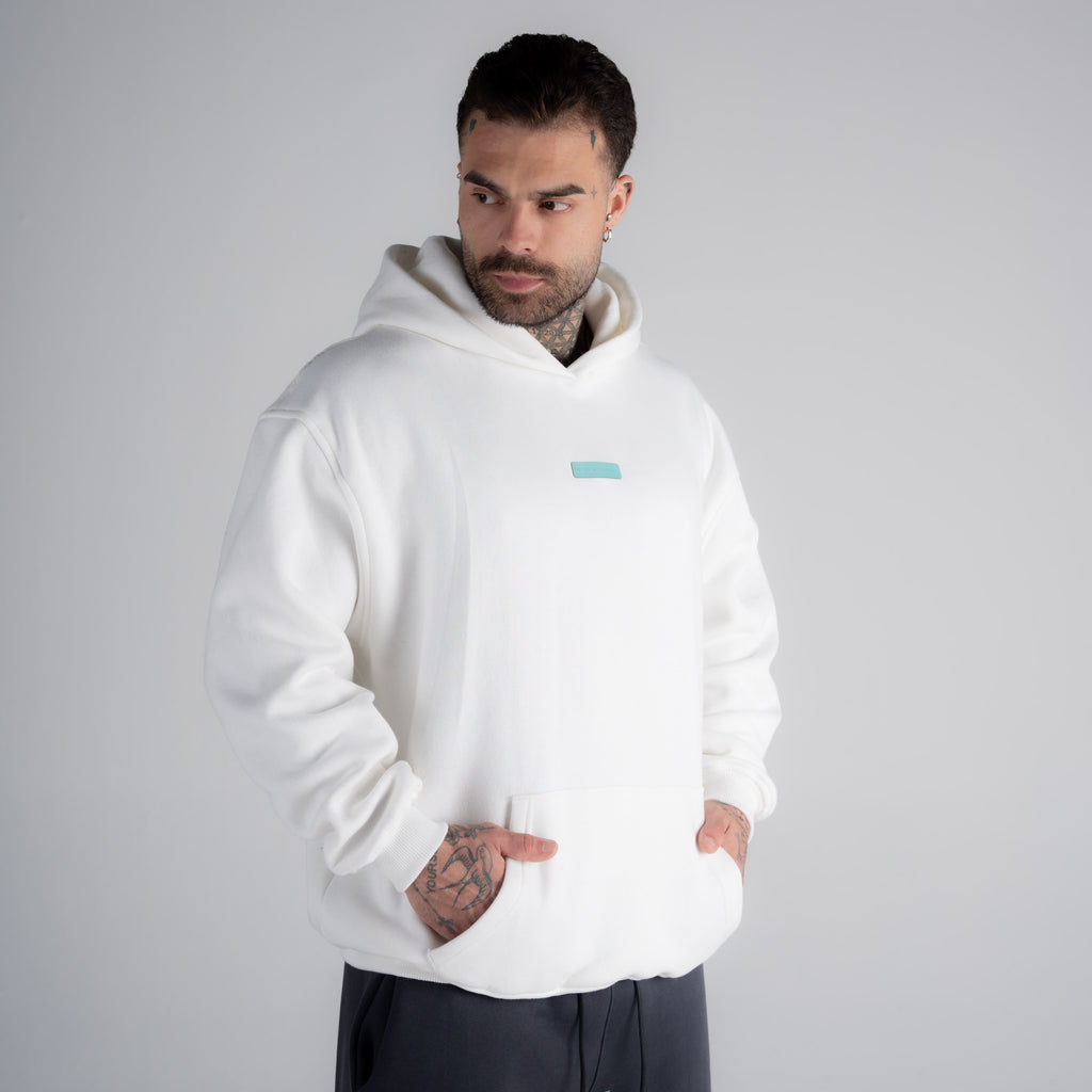 Blusa de Moletom Oversized Mith Aesthetics Off White