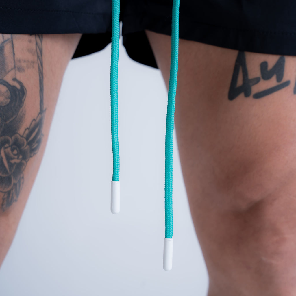 Shorts de Tactel Mith Nation Royal Preto