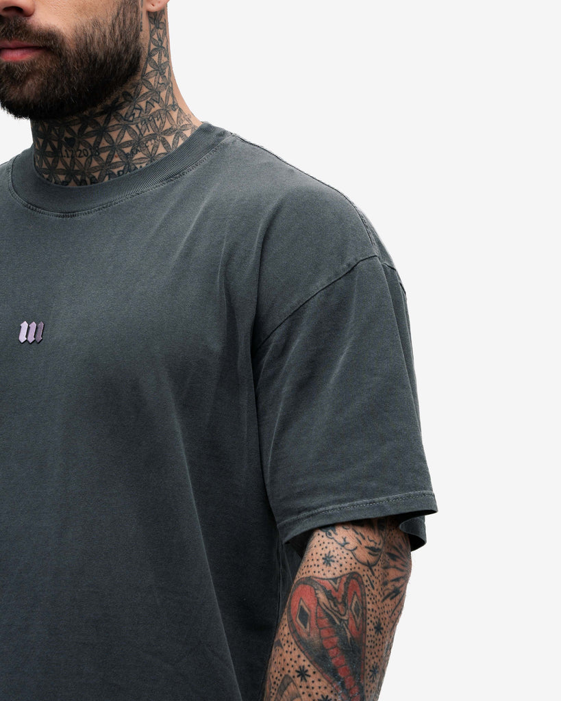 Camiseta Oversized Estonada Mith Nation Chumbo