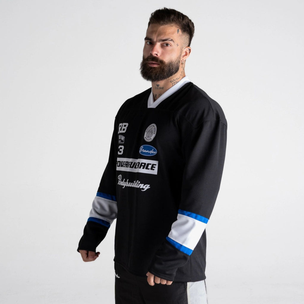 Jersey Oversized Manga Longa Brandão Preto