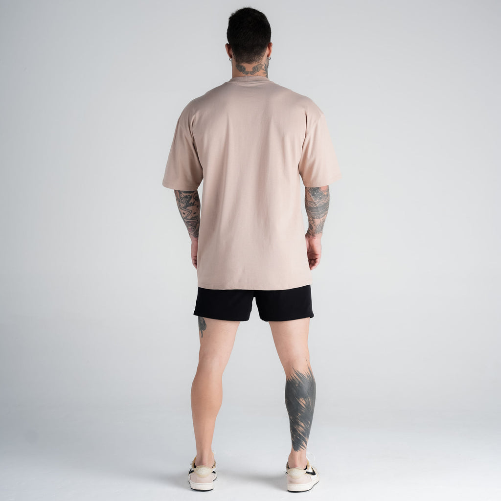 Camiseta Oversized Mark Bege Mith