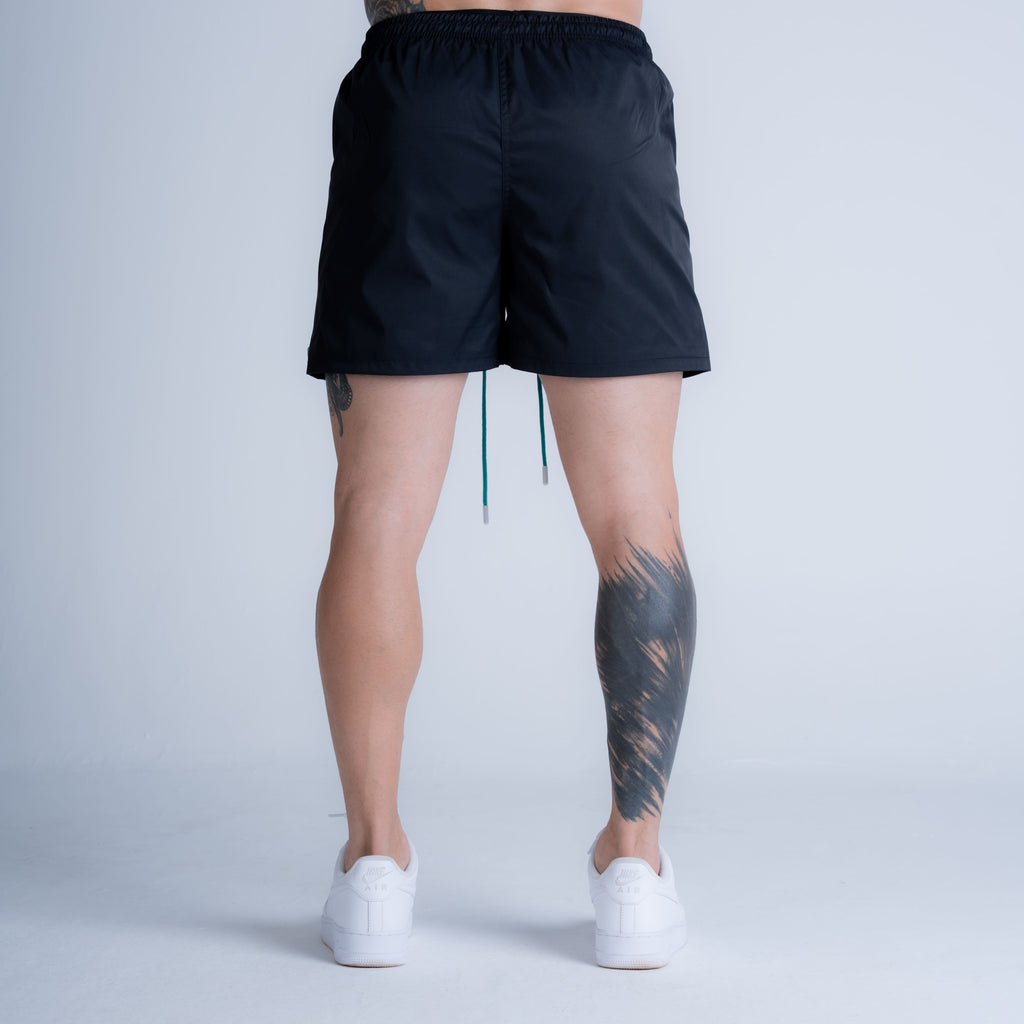 Shorts de Tactel Mith Nation Royal Preto