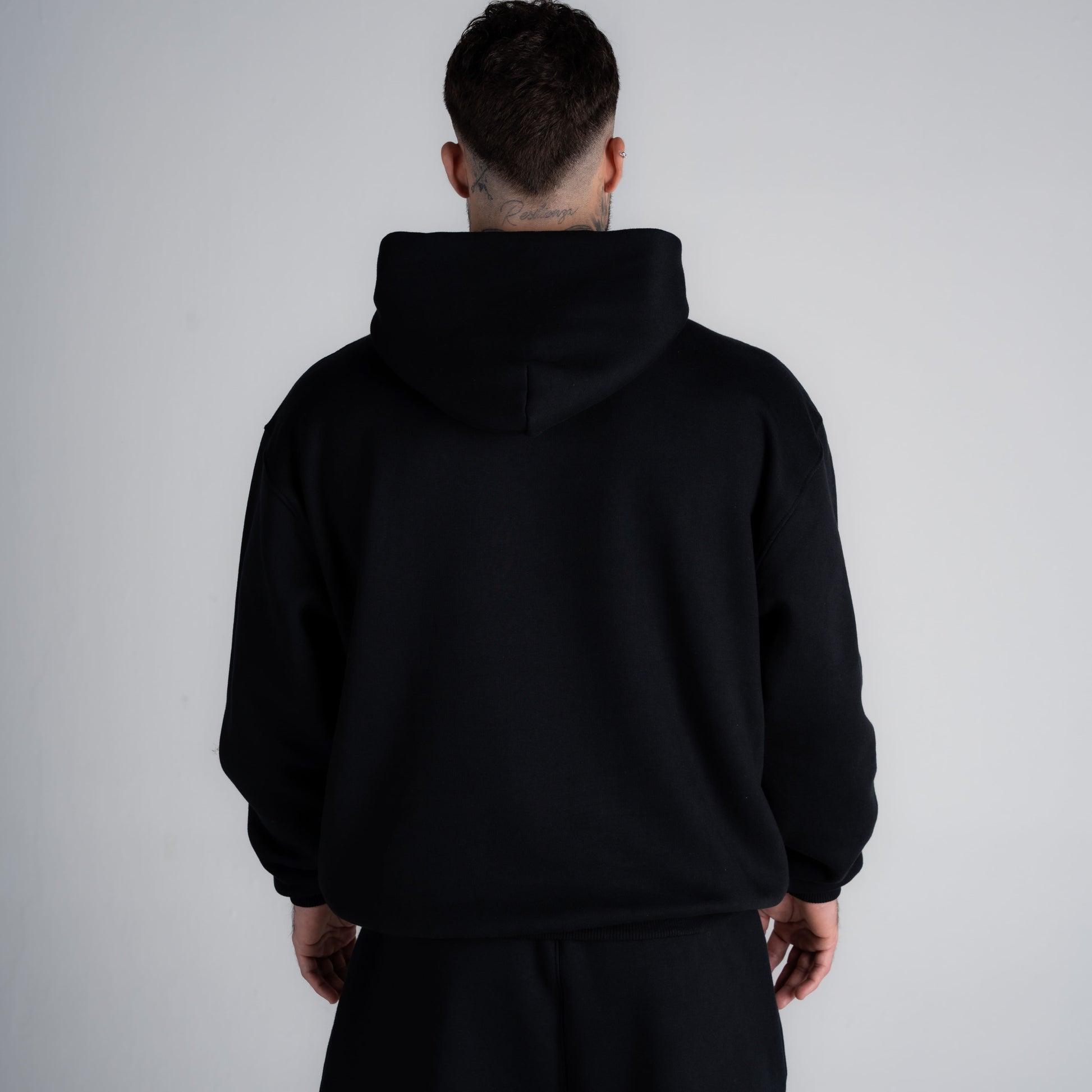 Blusa de Moletom Oversized Cloud Preto