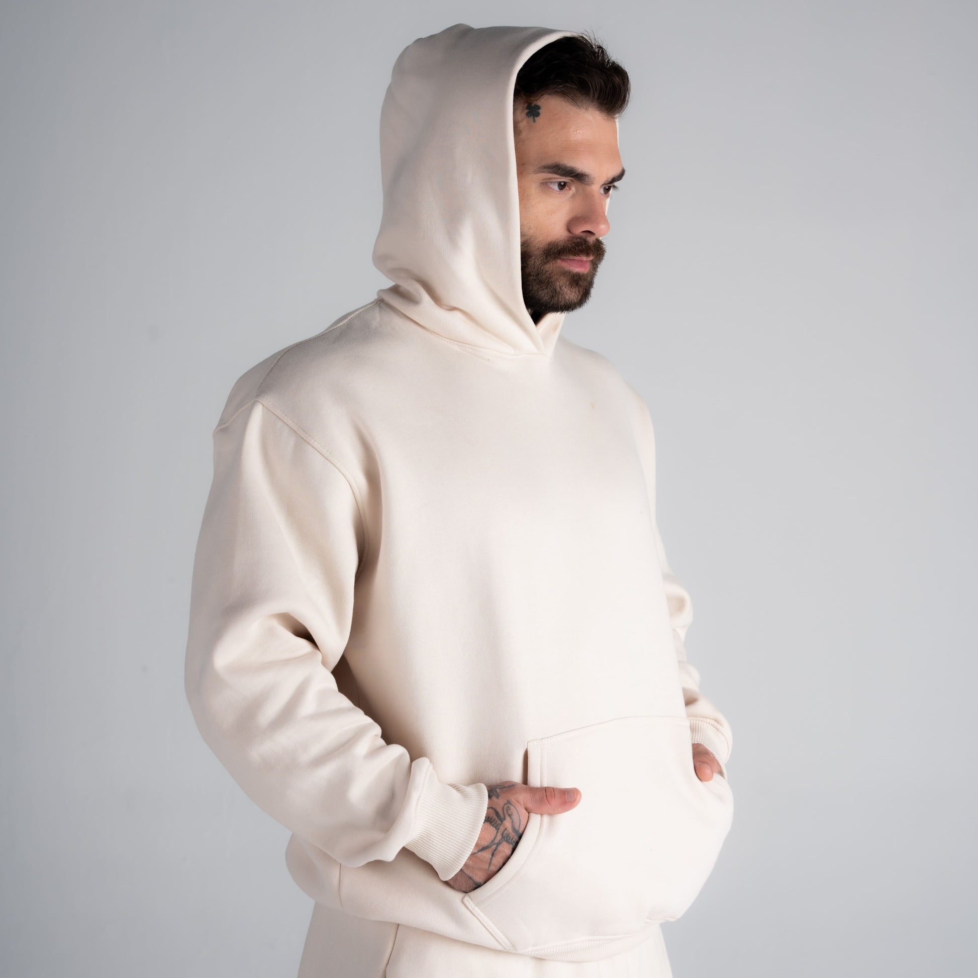 Blusa de Moletom Oversized Cloud Creme