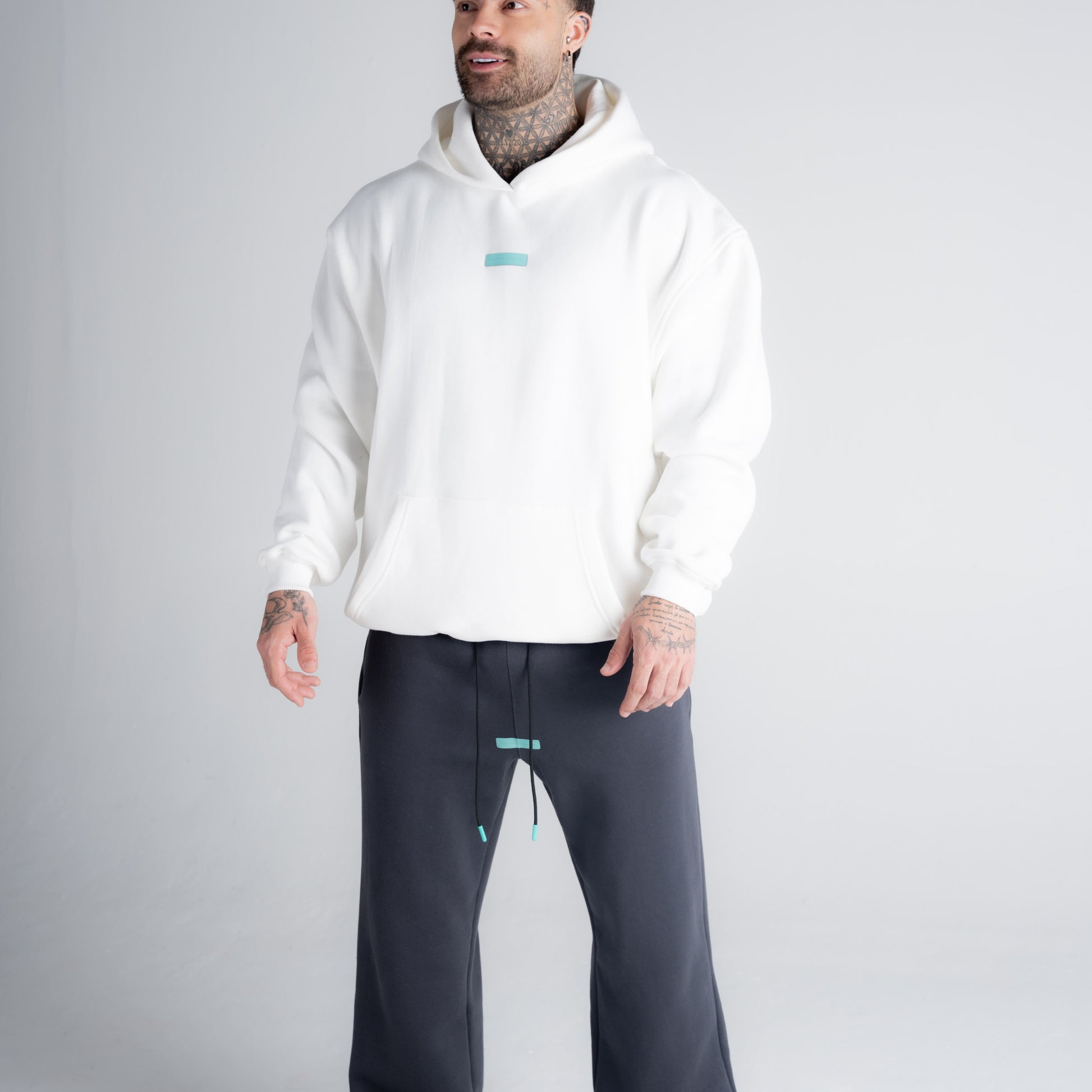 Blusa de Moletom Oversized Mith Aesthetics Off White