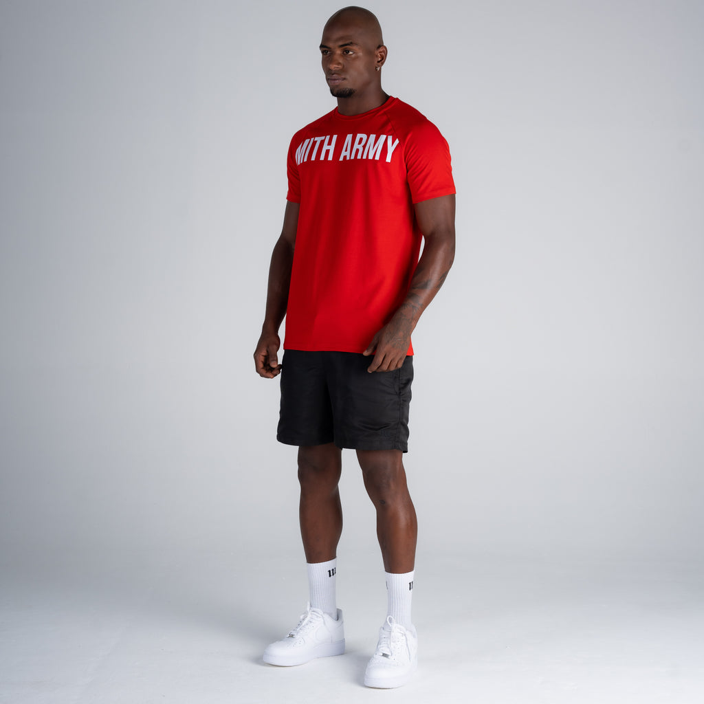 Camiseta Raglan Mith Nation Bordô