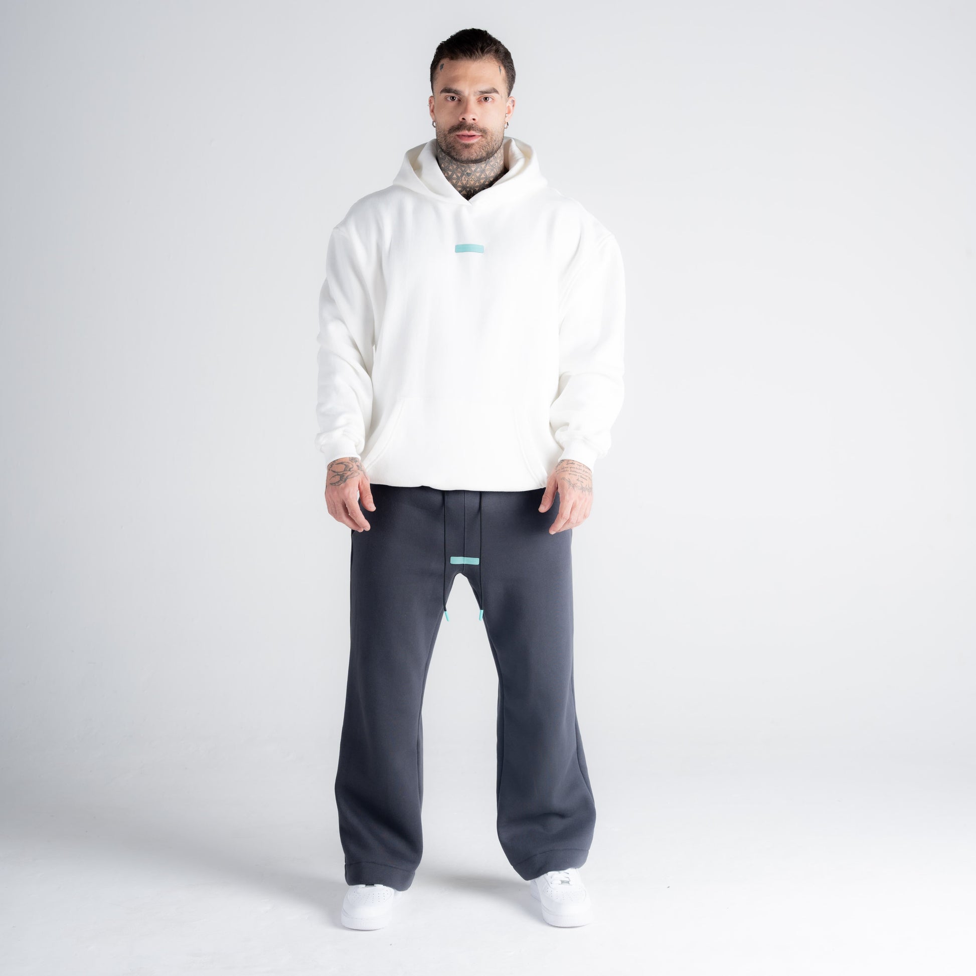 Blusa de Moletom Oversized Mith Aesthetics Off White
