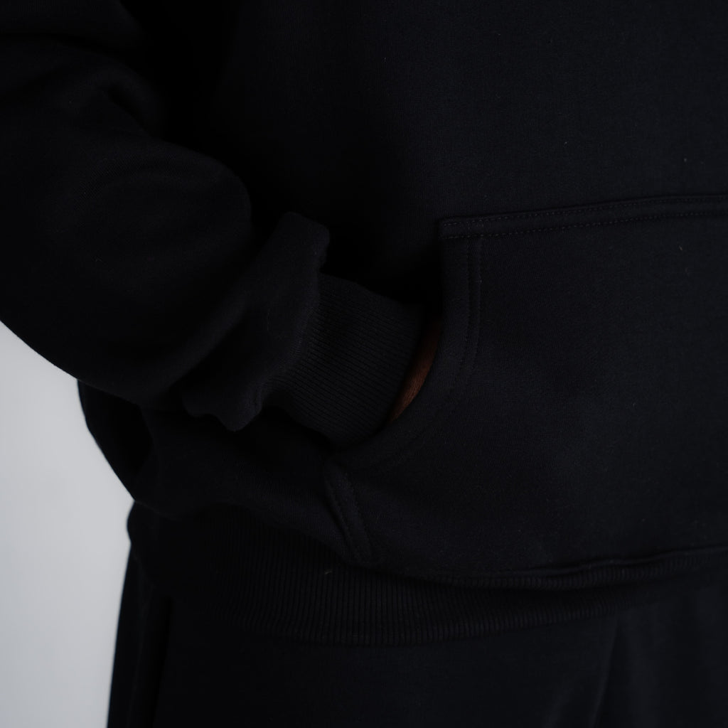 Blusa de Moletom Oversized Cloud Preto