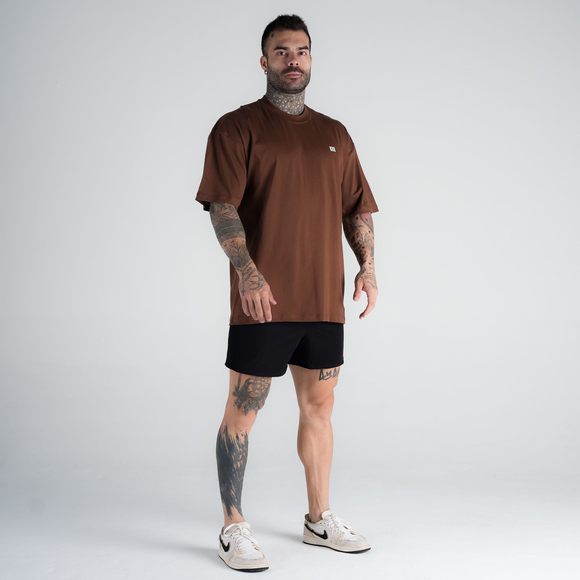 Camiseta Oversized Mark Marrom Mith