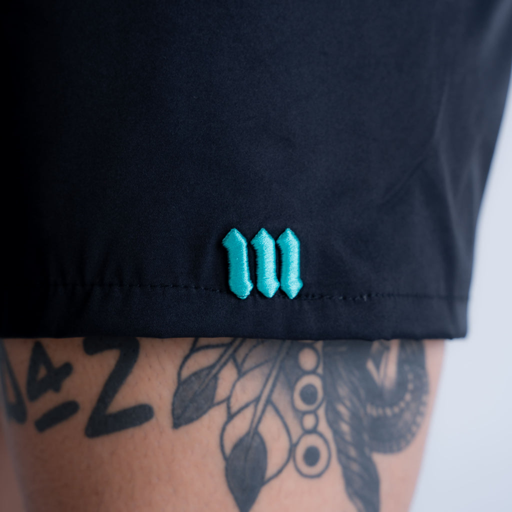 Shorts de Tactel Mith Nation Royal Preto