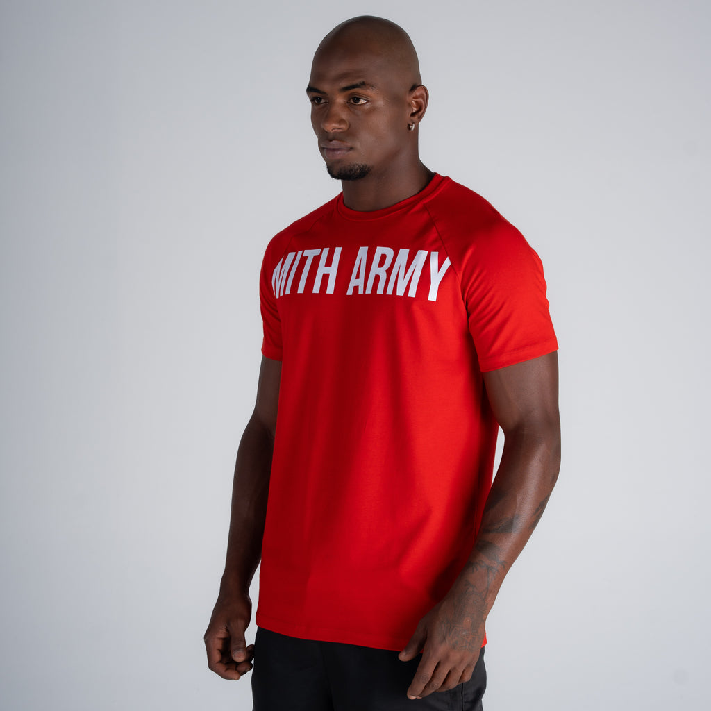 Camiseta Raglan Mith Nation Bordô